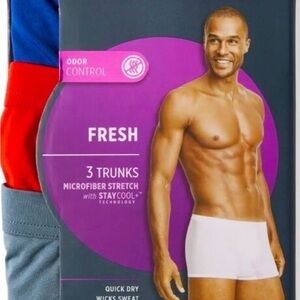 RARE- Life by Jockey Spandex Trunk- 1 pair BLACK